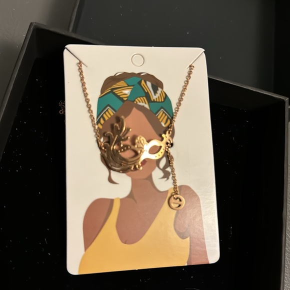 Great Deal Gorgeous Necklace 14K Rose Gold Plated - Picture 3 of 3